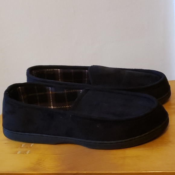 Mens Dockers Black Slippers - Picture 2 of 5